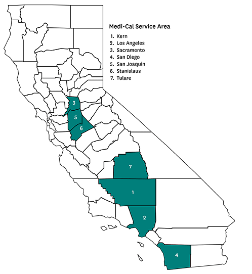 Med-Cal Plans Service Area
